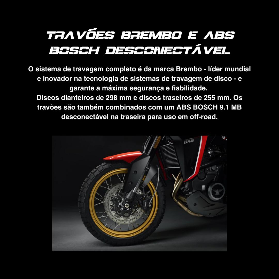 Moto Morini X-Cape 649 (Versão Gold com Malas) Campanha
