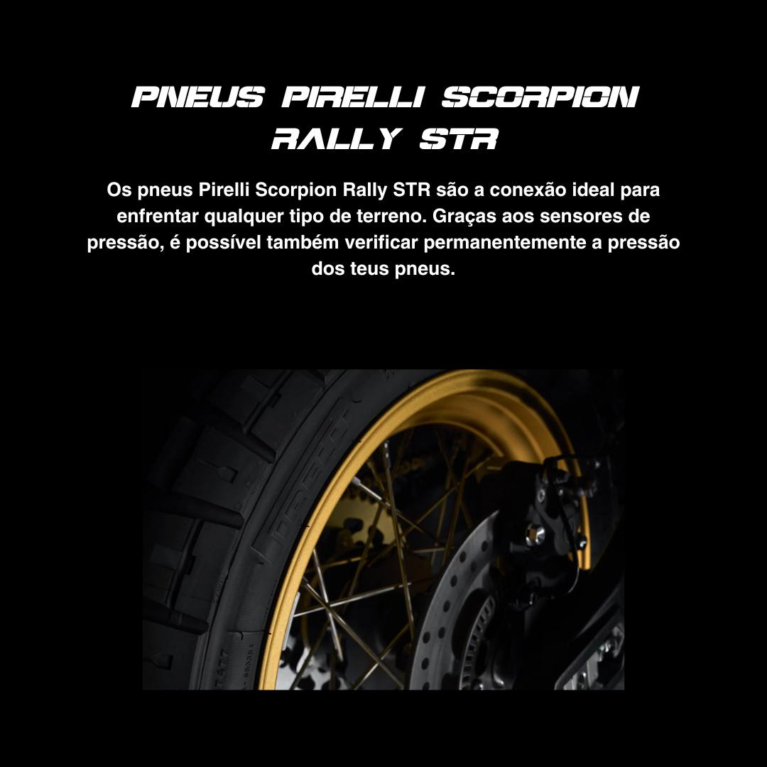 Moto Morini X-Cape 649 (Versão Gold com Malas) Campanha