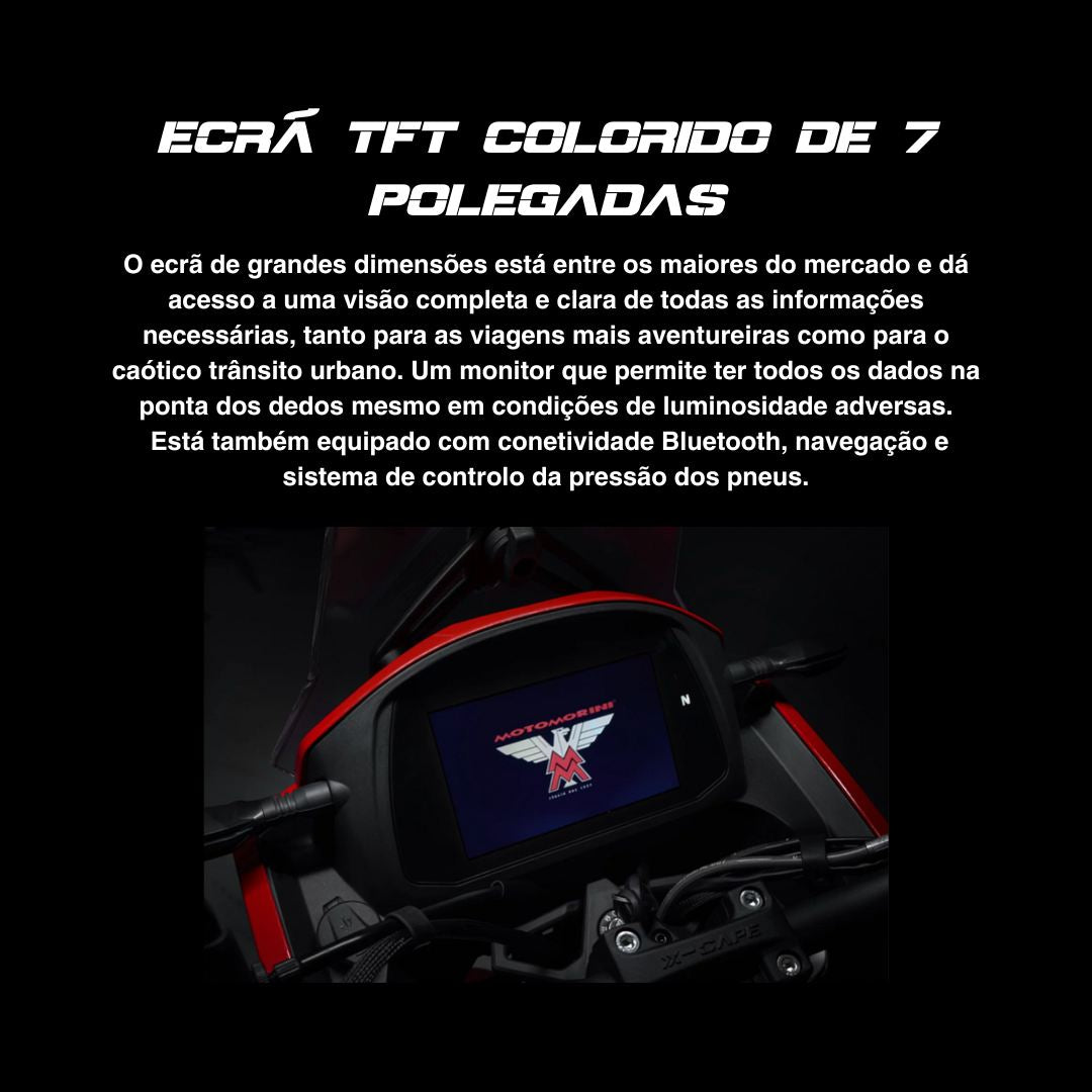 Moto Morini X-Cape 649 (Versão Gold com Malas) Campanha