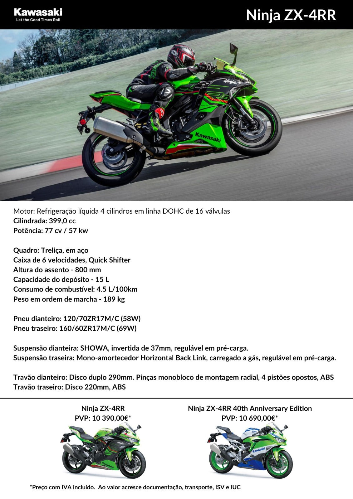 KAWASAKI Ninja ZX-4 RR