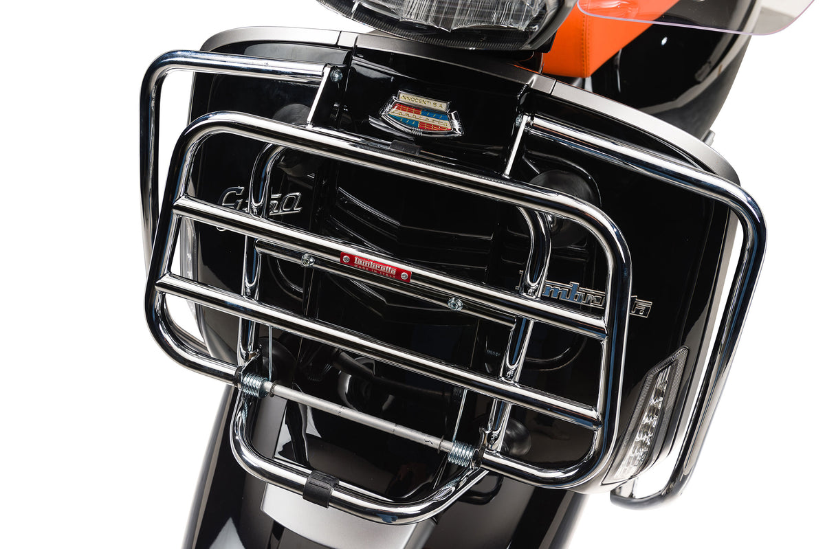 Lambretta : Grelha Porta Objetos em Cromado (G350)
