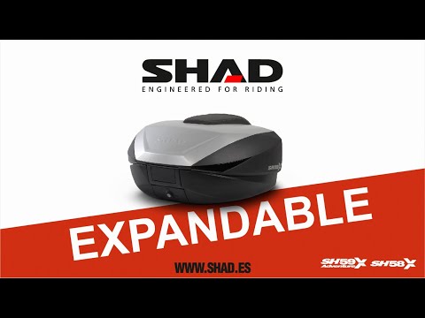 SHAD SH59X : Mala superior expansível em alumínio