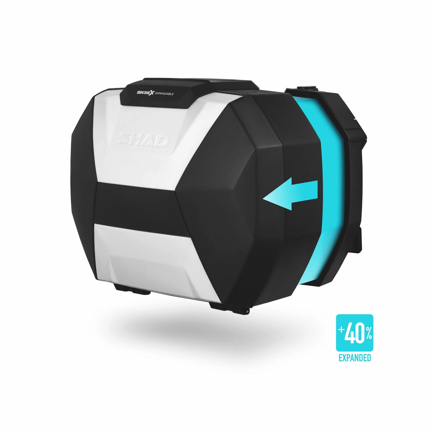 SHAD SH38X : Malas Laterais Extensiveis