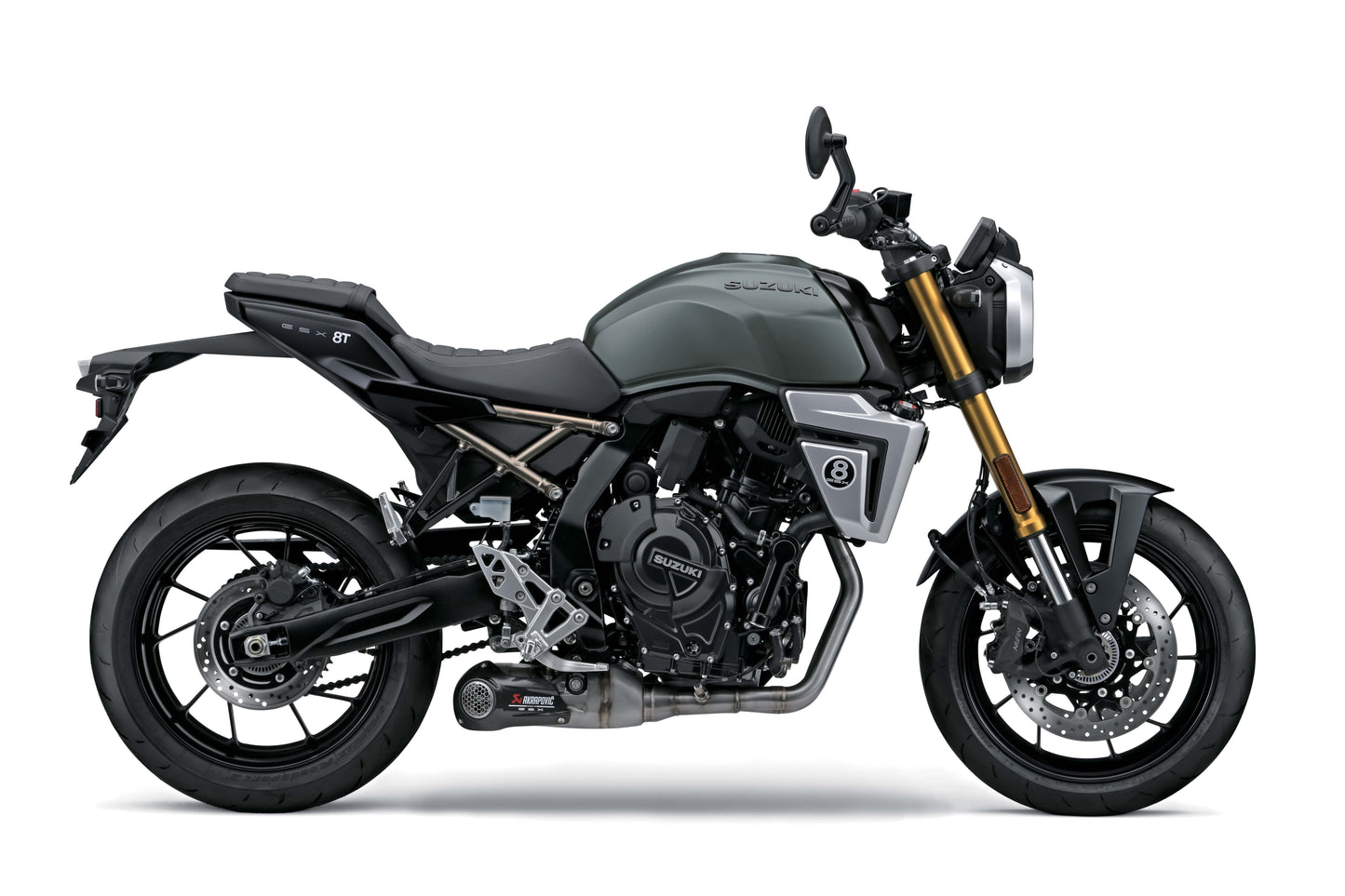 Suzuki : Sistema de escape Akrapovič para GSX-8T/TT