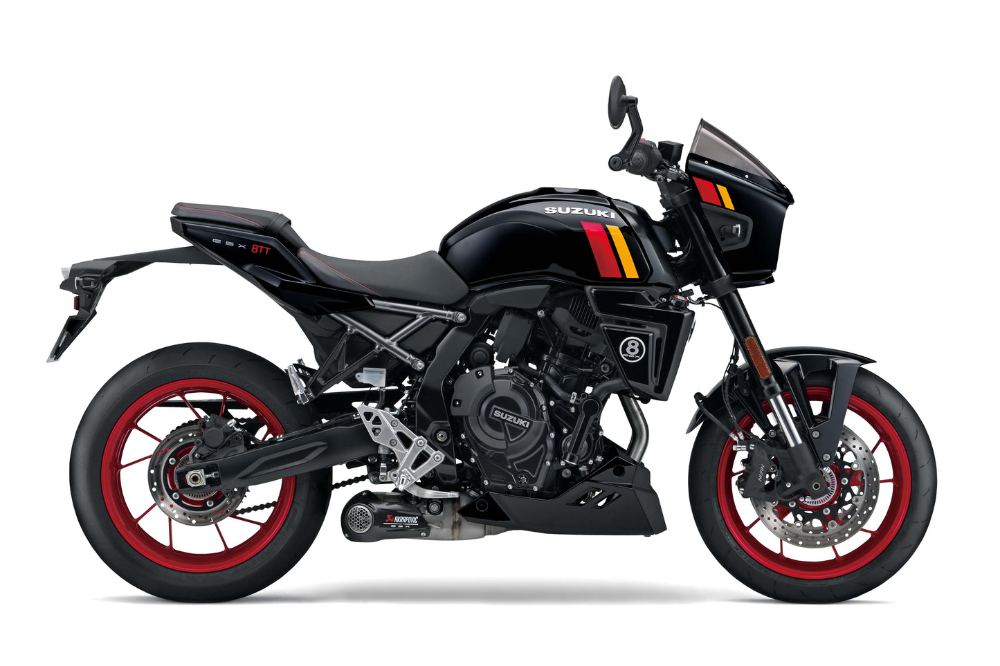 Suzuki : Sistema de escape Akrapovič para GSX-8T/TT