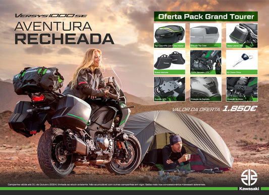 Promoção de KAWASAKI Versys 1000 SE (Suspensão Electrónica)