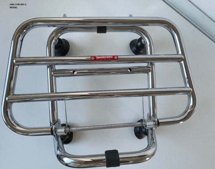 Lambretta : Grelha Porta Objetos em Cromado (G350)