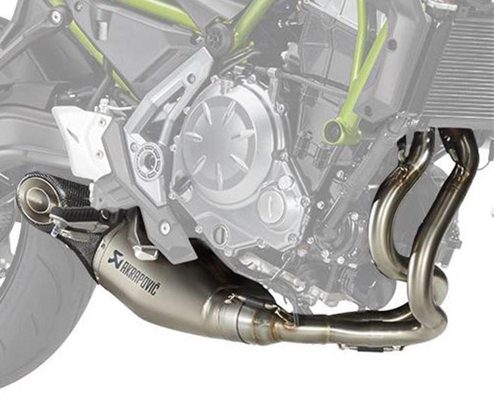 Kawasaki : Escape Completo Akrapovič Titanium (Ninja 650 & Z650) 2000 a 2023