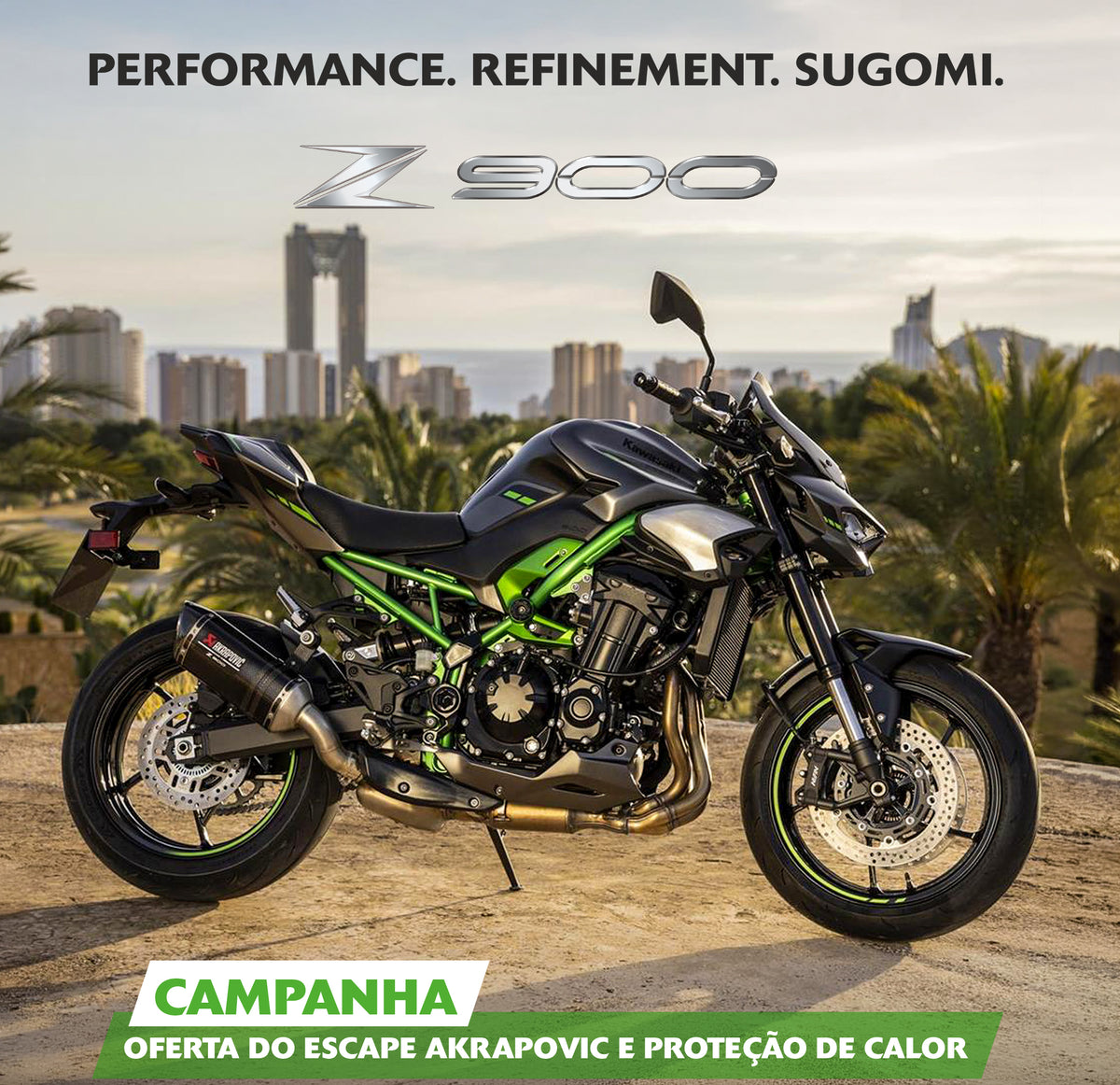 KAWASAKI Z900 - DISPONÍVEL PARA TEST DRIVE