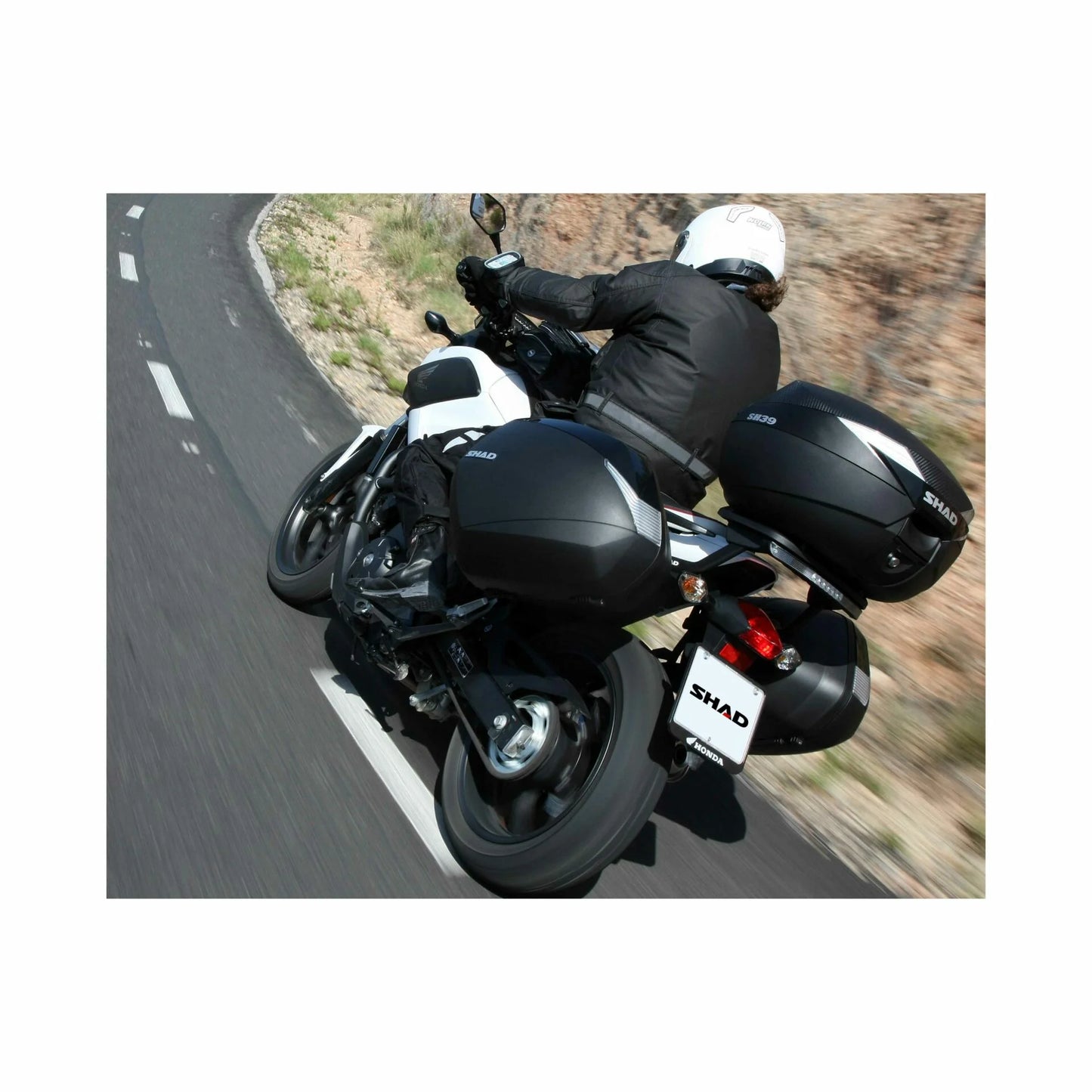 SHAD SH36 Carbono : Malas Laterais